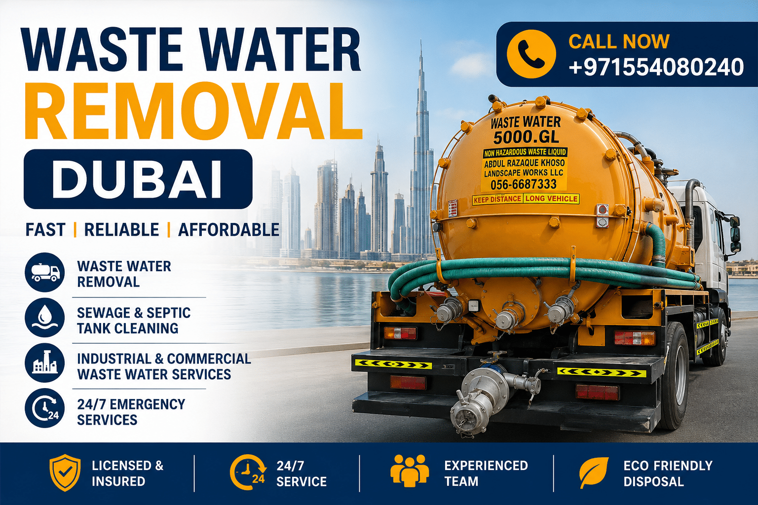Liquid Waste Disposal Dubai